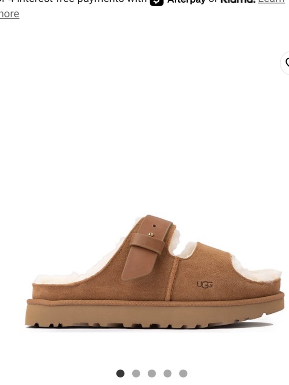 UGG Women’s Size 10 Chestnut Brown Greenport Strap Slide
